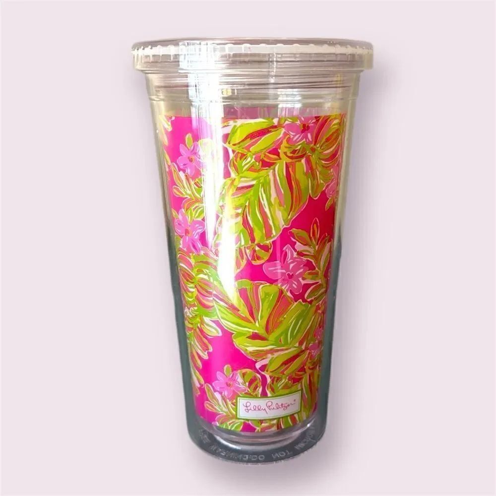 LILLY PULITZER Plastic Tumbler In Jungle Tumble